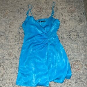 Zara blue dress